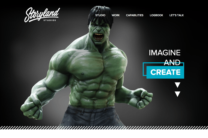 Storyland Studios website preview